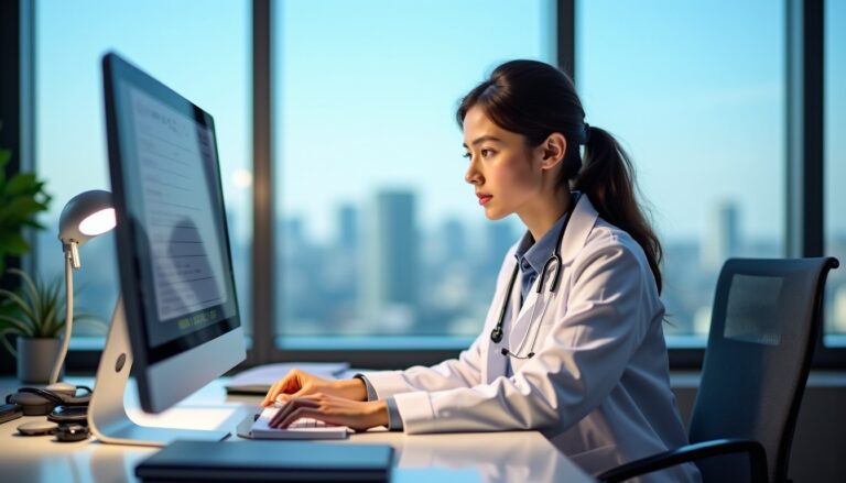 Formation santé en ligne : apprendre à distance tout en restant à son poste